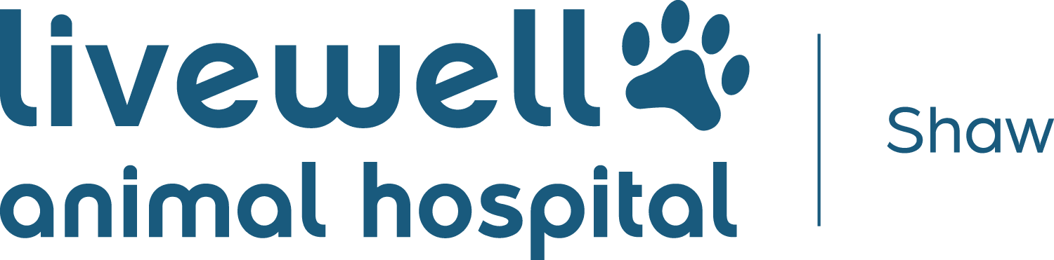 Livewell Animal Hospital of Shaw - Horizontal - Blue